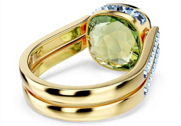 Swarovski Chroma Twist Anello Cristalli Multicolore Donna