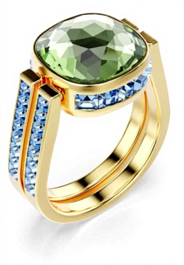 Swarovski Chroma Twist Anello Cristalli Multicolore Donna