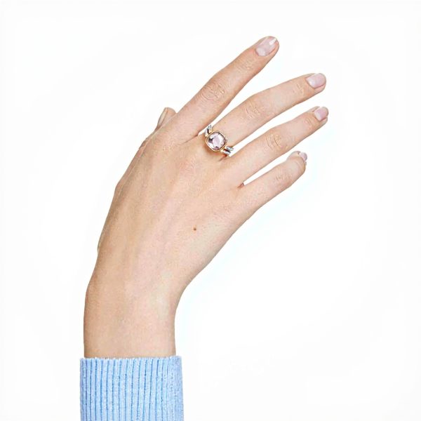 Swarovski Chroma Twist Anello Cristalli Multicolore Donna