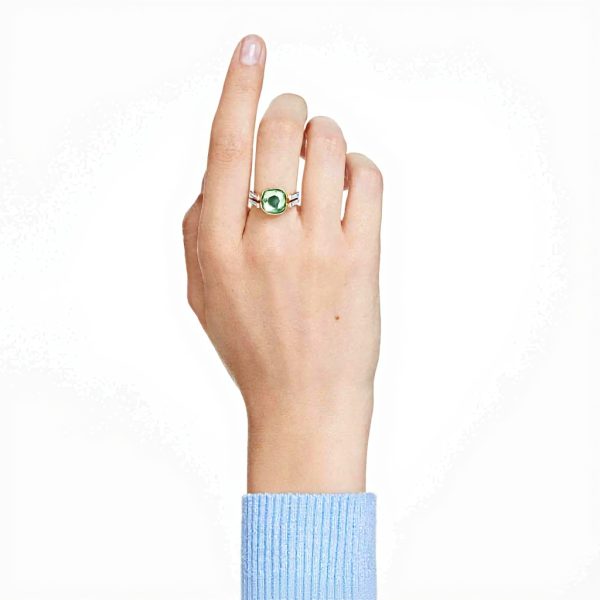 Swarovski Chroma Twist Anello Cristalli Multicolore Donna