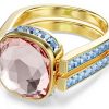 Swarovski Chroma Twist Anello Cristalli Multicolore Donna