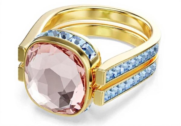 Swarovski Chroma Twist Anello Cristalli Multicolore Donna