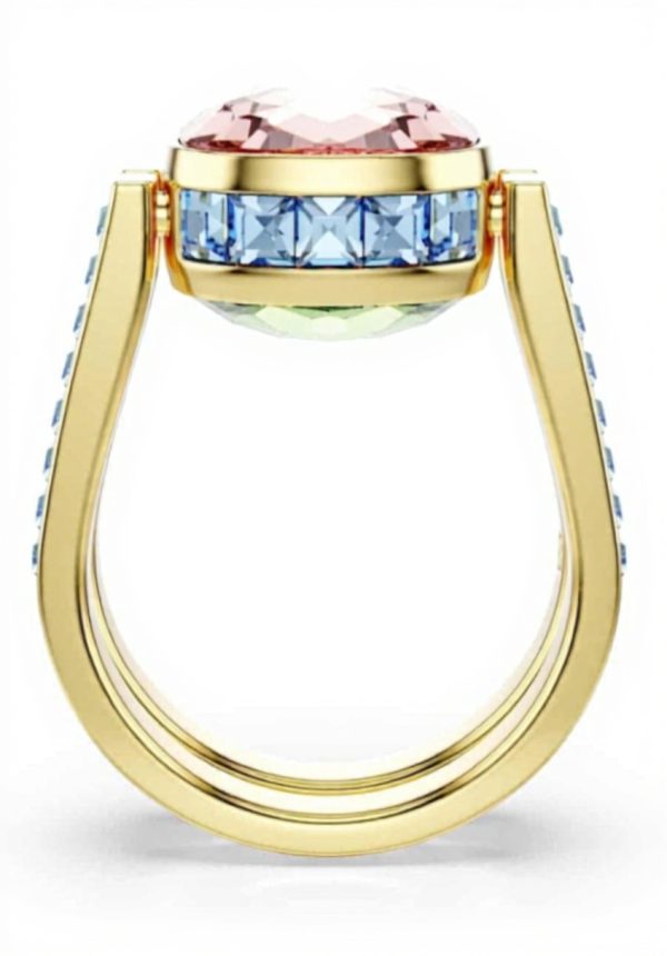 Swarovski Chroma Twist Anello Cristalli Multicolore Donna