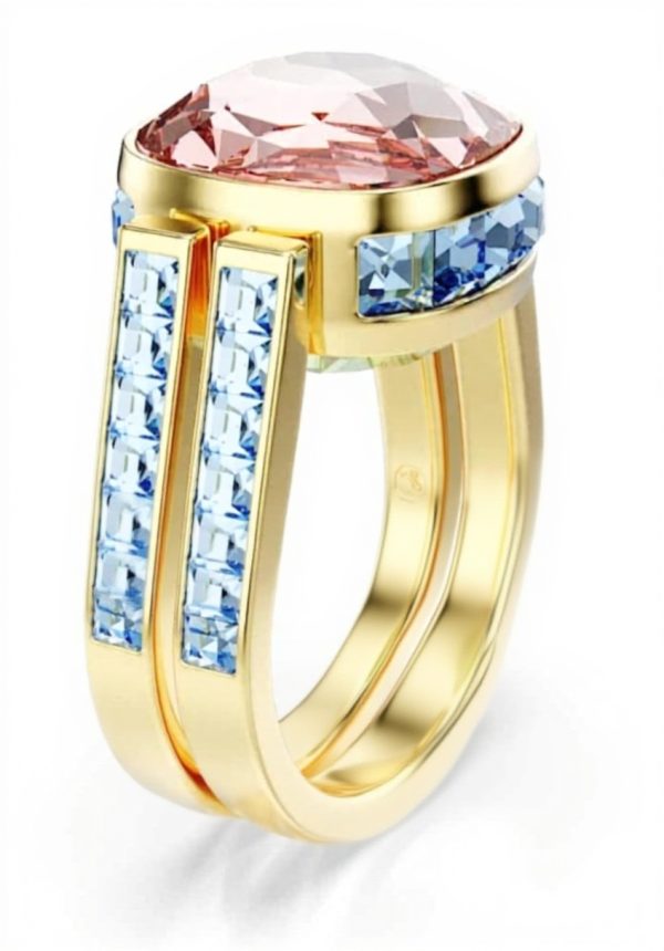 Swarovski Chroma Twist Anello Cristalli Multicolore Donna