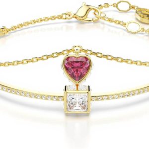 Bracciale Swarovski Chroma jonc donna cristalli oro rosso