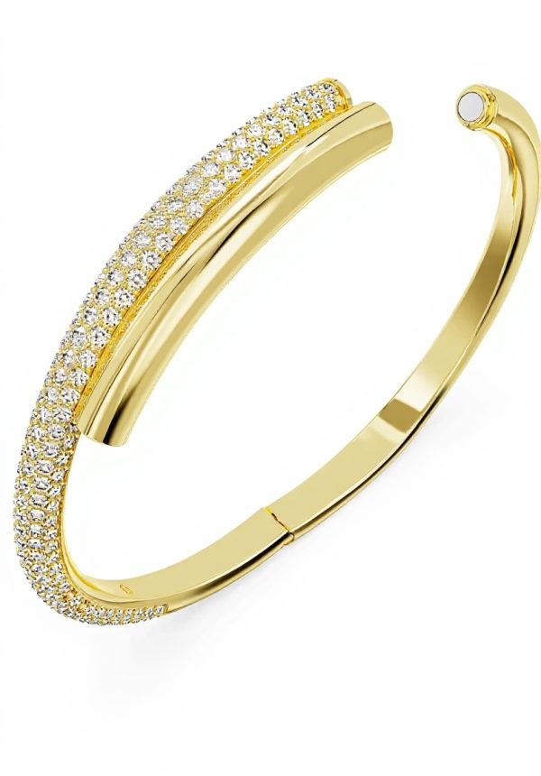 Bracciale Swarovski Dextera Cristalli Oro Chiusura Magnetica