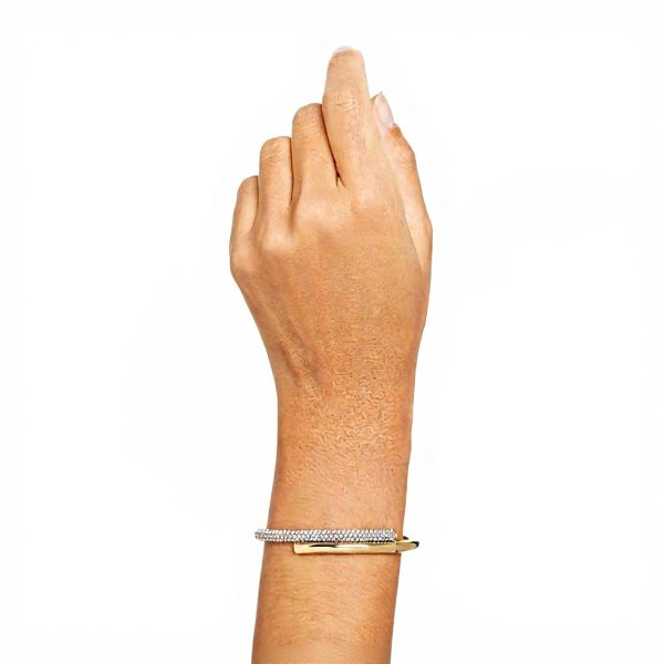 Bracciale Swarovski Dextera Cristalli Oro Chiusura Magnetica