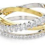 Anello Swarovski Hyperbola Collezione Taglio Misto Donna