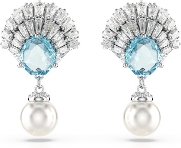 Orecchini Swarovski Idyllia conchiglia cristallo perle-0