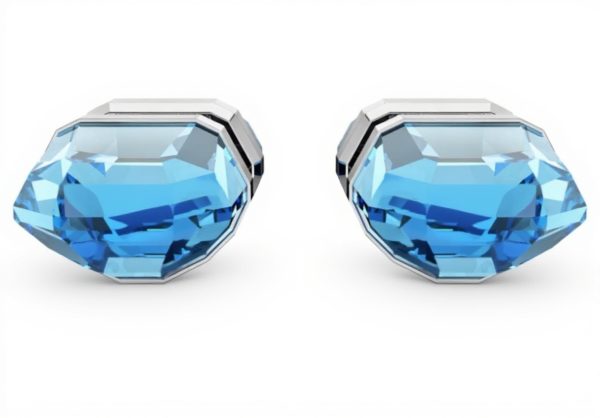 Orecchini Swarovski Lucent Cristalli Blu Gioielli Donna