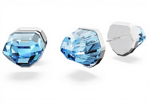 Orecchini Swarovski Lucent Cristalli Blu Gioielli Donna