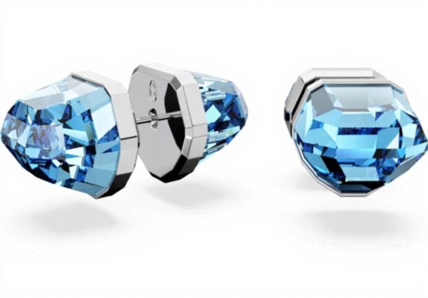 Orecchini Swarovski Lucent Cristalli Blu Gioielli Donna