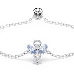 Swarovski bracciale donna Magic angelo zirconi grigio-blu