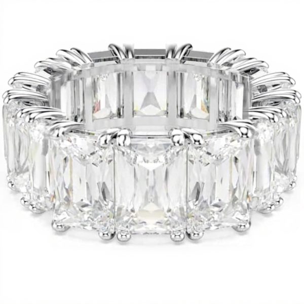 Swarovski Matrix Vittore Anello Zirconi Baguette Donna