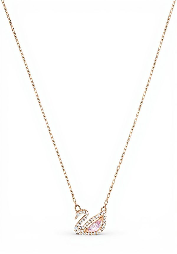 Swarovski Dazzling Swan Pendant Women Crystal Jewelry