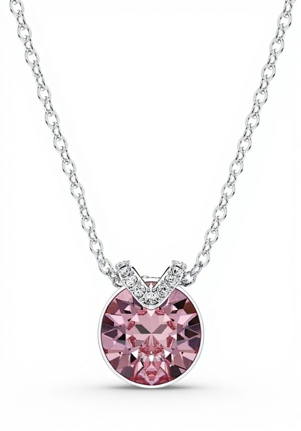 Ciondolo Swarovski Bella Collezione cristallo rosa placcato