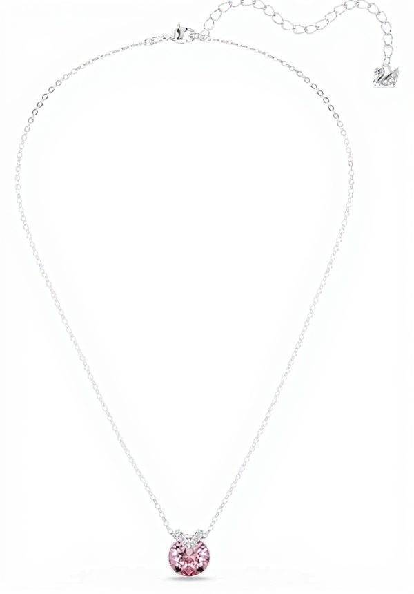 Ciondolo Swarovski Bella Collezione cristallo rosa placcato