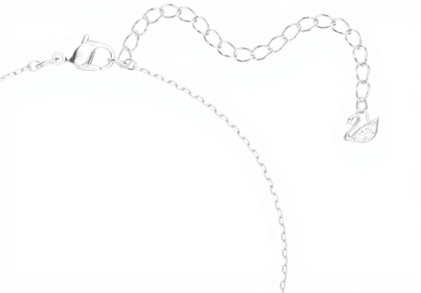Collana Swarovski Dancing Swan donna zirconia white metallo
