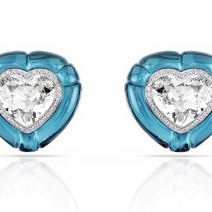 Swarovski Orecchini Dulcis Rosa Cristallo Clip Donna