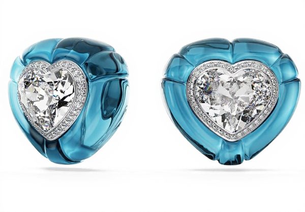 Swarovski Orecchini Dulcis Rosa Cristallo Clip Donna