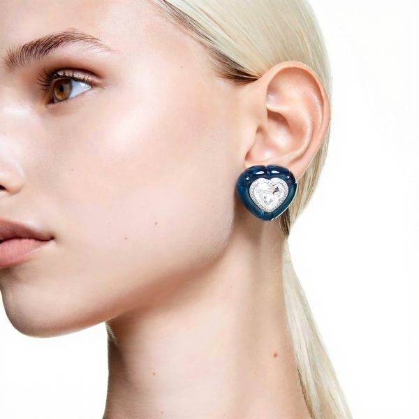 Swarovski Orecchini Dulcis Rosa Cristallo Clip Donna