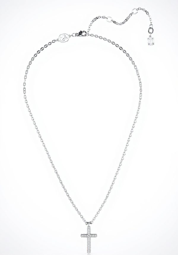 Collana Swarovski Croce Pavè Gioiello Donna Elegante