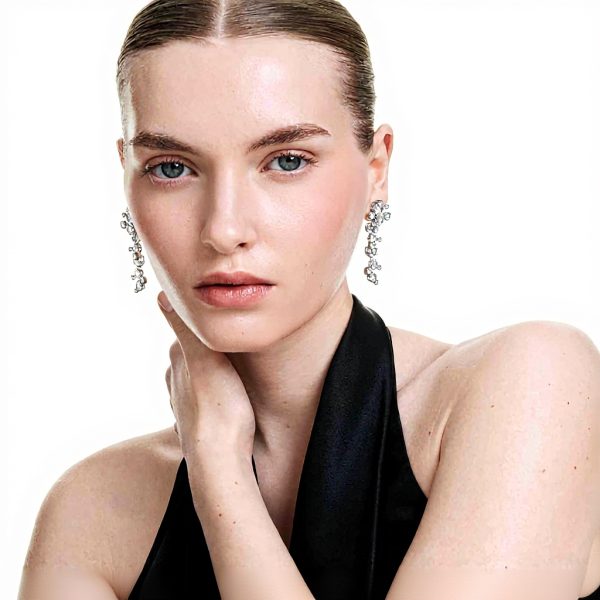 Swarovski Constella Drop Earrings Crystal Plated Women