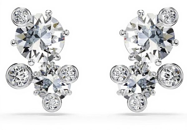 Swarovski Constella Orecchini Cristalli Zirconia Donna