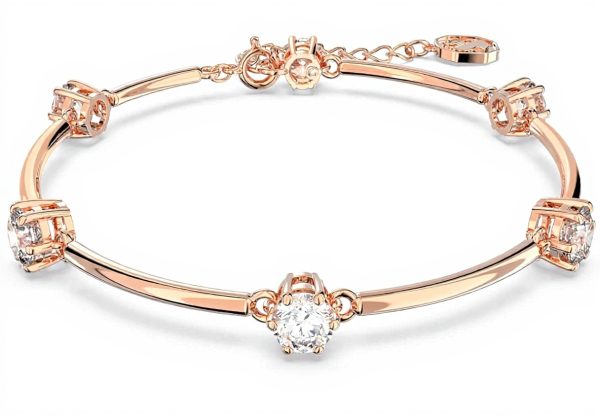 Swarovski Constella Bracelet Women Rose Gold Zirconia