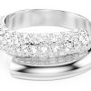 Anello Swarovski Dextera Collezione cristalli pavé placcato