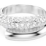 Anello Swarovski Dextera Collezione cristalli pavé placcato