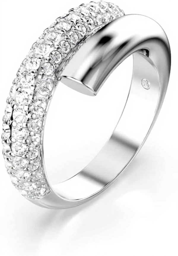 Anello Swarovski Dextera Collezione cristalli pavé placcato