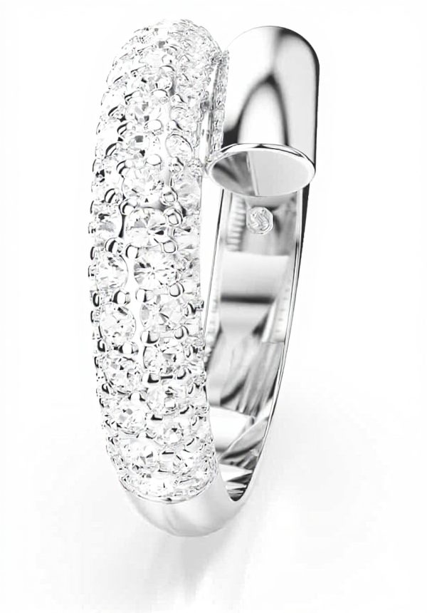 Anello Swarovski Dextera Collezione cristalli pavé placcato