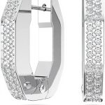 Swarovski Dextera Octagon Hoop Earrings Women Jewelry