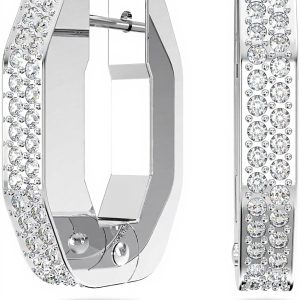 Swarovski Dextera Octagon Hoop Earrings Women Jewelry