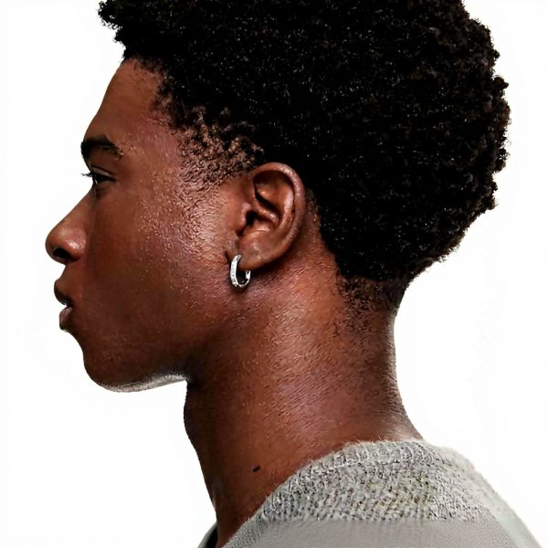 Swarovski Dextera Octagon Earrings Rhodium Plated Women