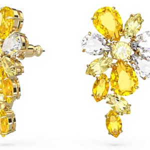 Swarovski Gema Orecchini Cristalli Gialli Donna Gioielli