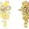 Swarovski Gema Orecchini Cristalli Gialli Donna Gioielli
