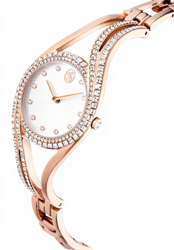 Swarovski Hyperbola Orologio Bracciale Donna Cristalli Oro