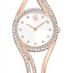 Swarovski Hyperbola Orologio Bracciale Donna Cristalli Oro
