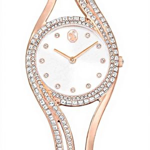 Swarovski Hyperbola Orologio Bracciale Donna Cristalli Oro
