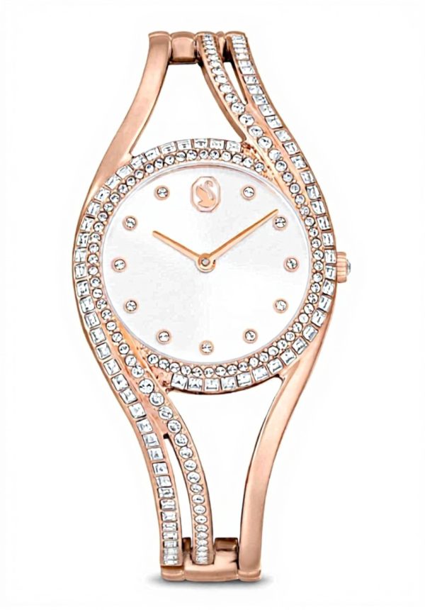 Swarovski Hyperbola Orologio Bracciale Donna Cristalli Oro