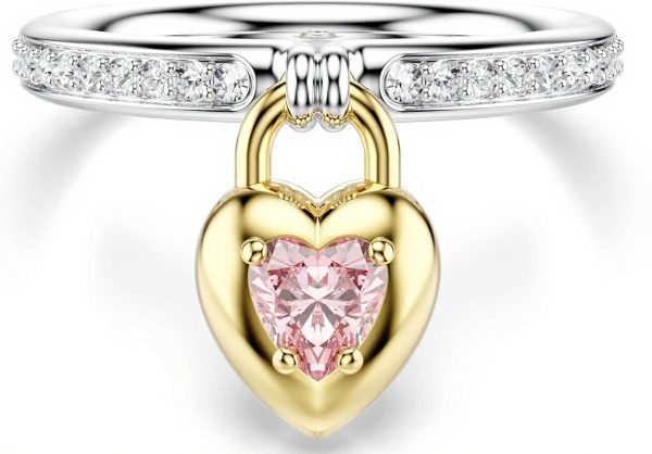 Swarovski Idyllia Heart Ring Mixed Metal Finish Women