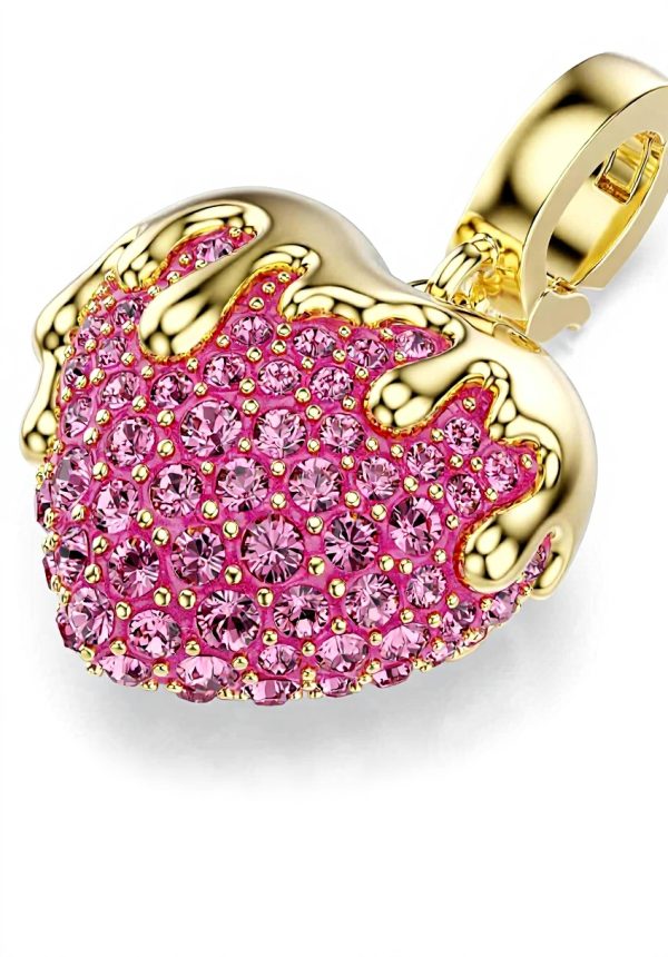 Swarovski Idyllia Heart Charm Bracelet Rose Gold Plated