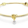 Bracciale Swarovski Lifelong Cuore Cristalli Oro Donna