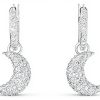 Swarovski Luna Orecchini Cristalli Rodio Collezione Donna