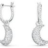 Swarovski Luna Orecchini Cristalli Rodio Collezione Donna