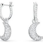 Swarovski Luna Orecchini Cristalli Rodio Collezione Donna