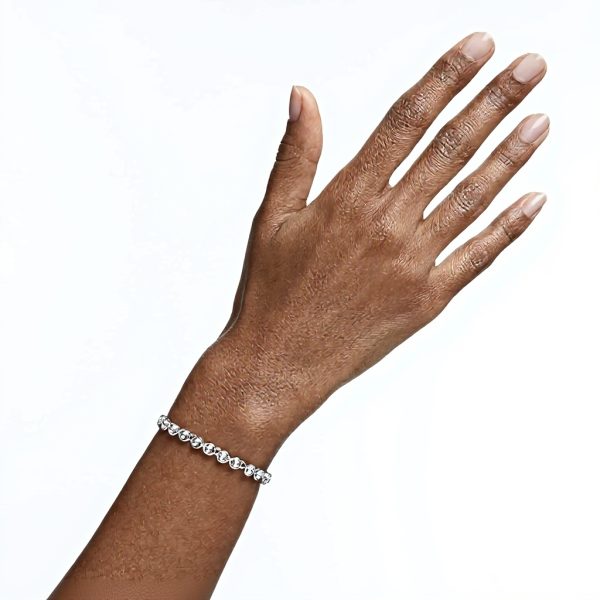 Braccialetto Tennis Swarovski Zirconia Tondo Donna Gioielli