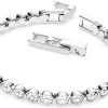 Braccialetto Tennis Swarovski Zirconia Tondo Donna Gioielli